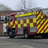 Four fire crews were called to reports of a cow in the river at Stevington on Tuesday (August 7)