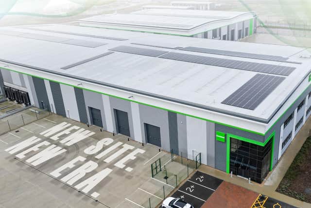 An artist's impression of Comline Group's new HQ at Bedford Commercial Park