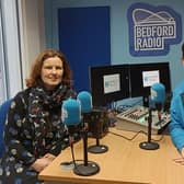 Helen Hutchinson Comms Manager at The Harpur Trust &amp; Martin Steers Bedford Radio Station Manager