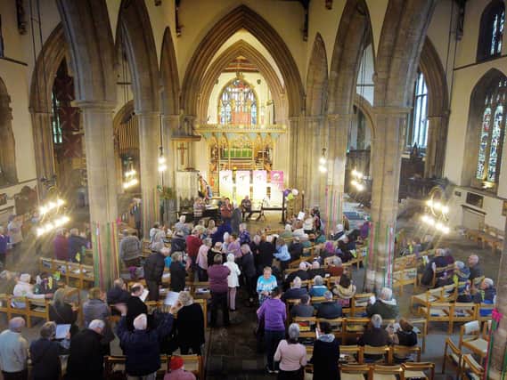 Tibbs community members from across Bedfordshire join Music 4 Memory celebration at St Paul's. PIC: Oliver Downing