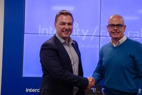 Intercity Group CEO Andrew Jackson and Centrality CEO David Keeling.
