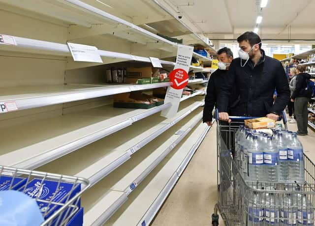 Shoppers across the country have begun stockpiling household items over shortages fears (Getty Images)