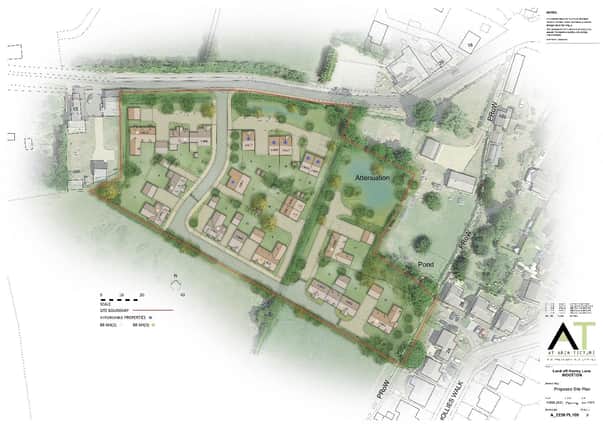 Proposed Site Plan Rev-F Source Bedford Borough Council Planning Portal