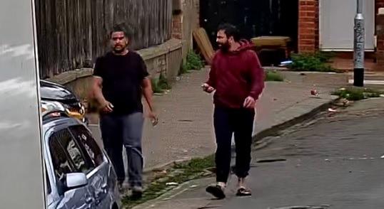 The council wants to speak to these men about fly-tipping in Endsleigh Road, Bedford, on September 12 - incident ref 53482