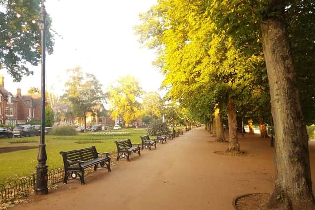 The Embankment benches