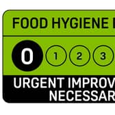 King Kebab, in Tavistock Street, was given a zero rating following a food hygiene inspection on August 13