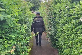 Police in Goldington (Picture: Bedford Community Policing Team)