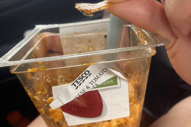 A piece of plastic was found in a Tesco pasta pot
