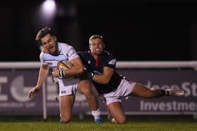 Dean Adamson was once again among the tries for Bedford Blues.