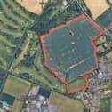 Proposal for up to 330 new homes at Salph End (Screenshot Google Maps)