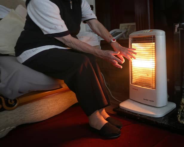 Many of the elderly don't have any central heating