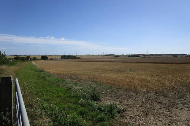 The site of the proposed solar farm