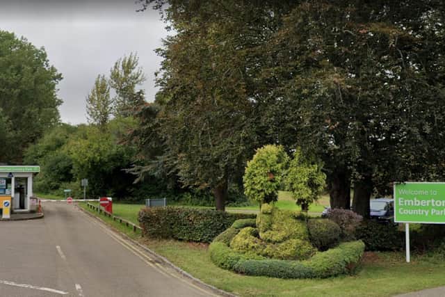 The scene of the dramatic incident: Emberton Country Park, Milton Keynes. Photo: Google Street View