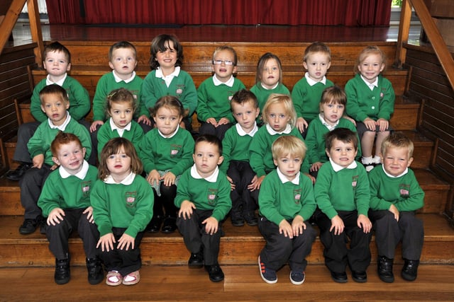 New nursery starters at St. Paul's RC First School in Alnwick.