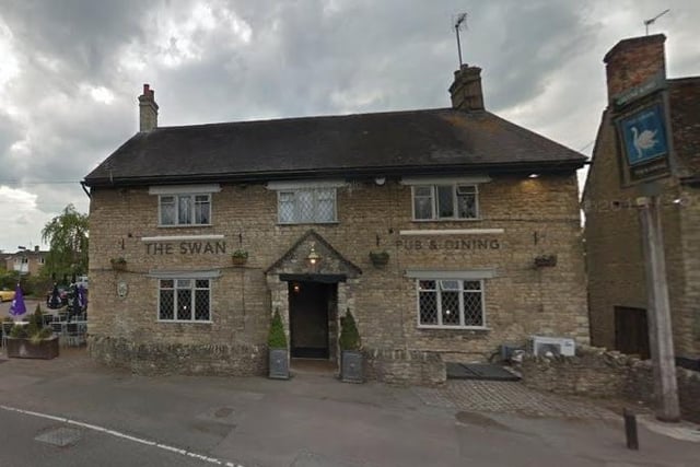 The guide called this pub a "comfortable village inn with oak beams near the Ouse Valley Way footpath and Bromham Mill museum and art gallery". The building has been an inn since 1798 and retains many old features