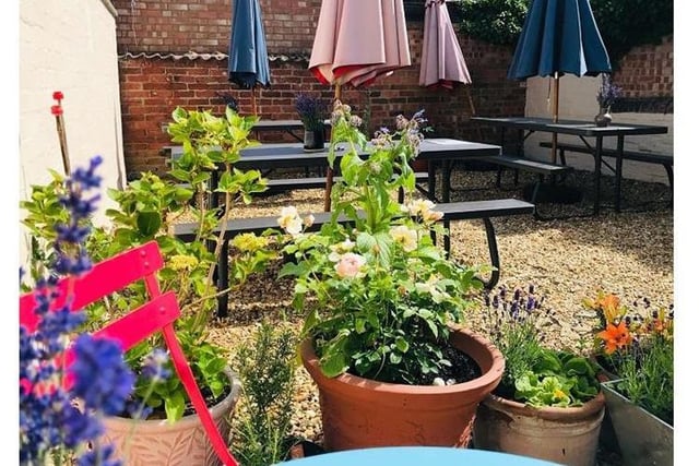 The dog-friendly courtyard garden is also perfect for cyclists and ramblers
