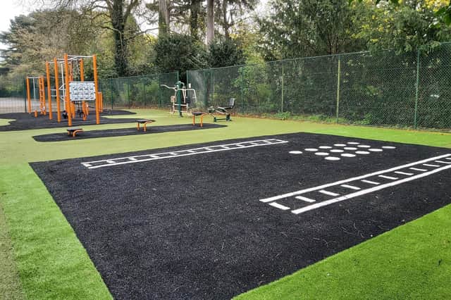 The new fitness area (Picture courtesy of Bedford Borough Council)