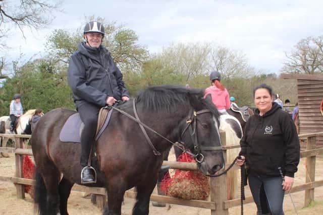 Mike with Riding for the Disabled Association
