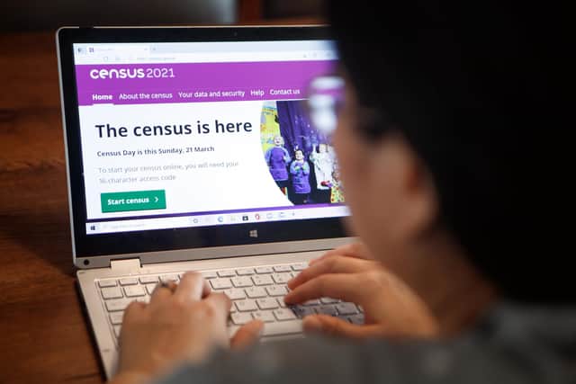 The Census 2021 website