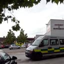 Bedford Hospital south wing accident and emergency.