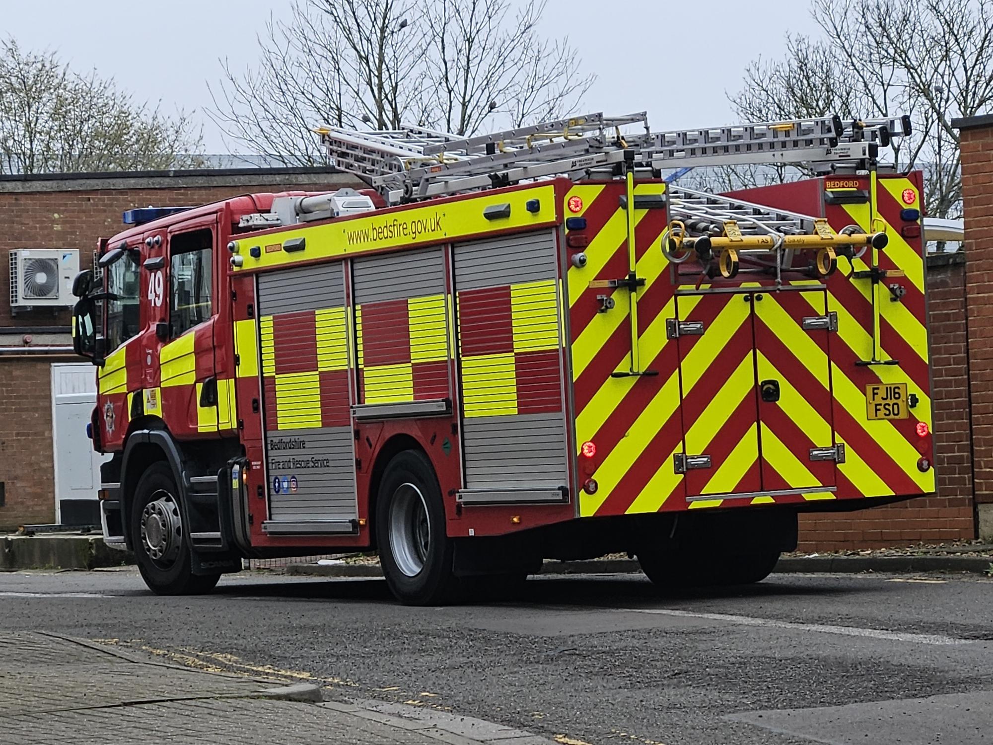 Residents evacuated following kitchen fire in Kempston