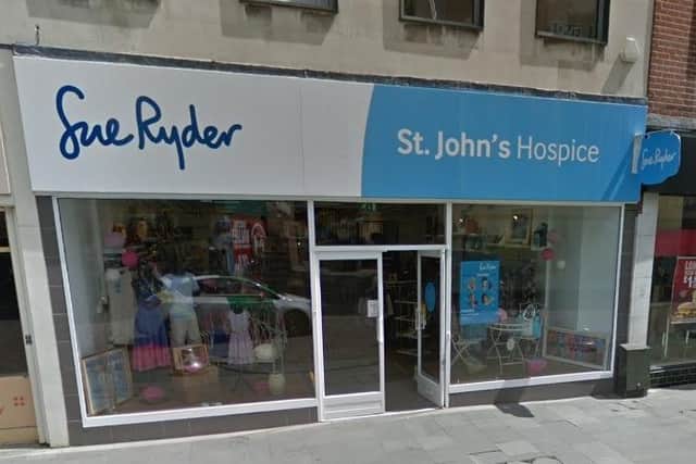 The Sue Ryder shop located on Harpur Street. PIC: Google Maps
