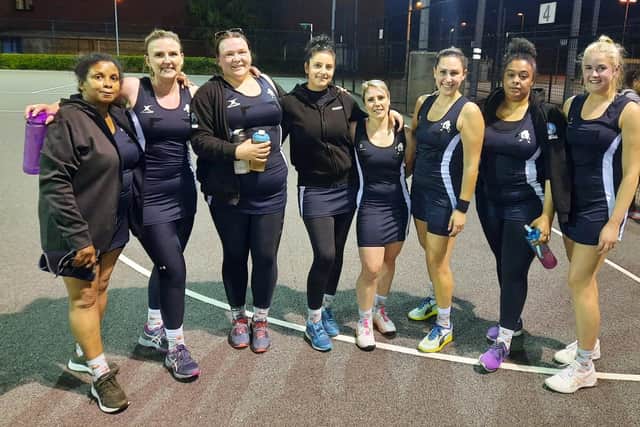 Bedford netball charity tournament runners-up Mayfair Vixens
