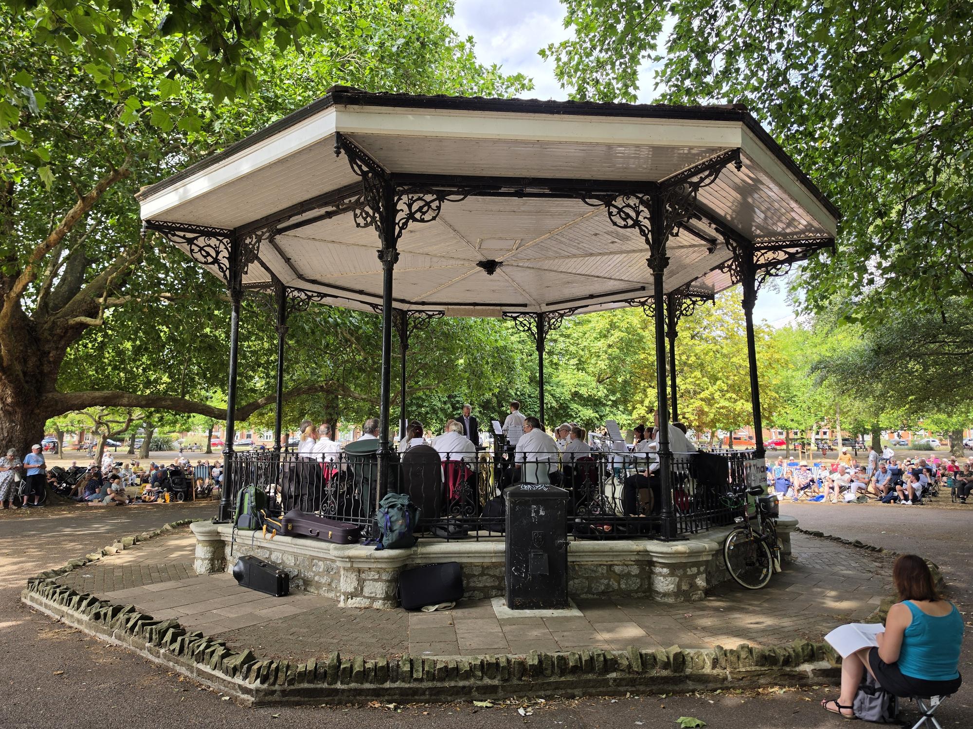 Enjoy a month of free live music at Bedford bandstand