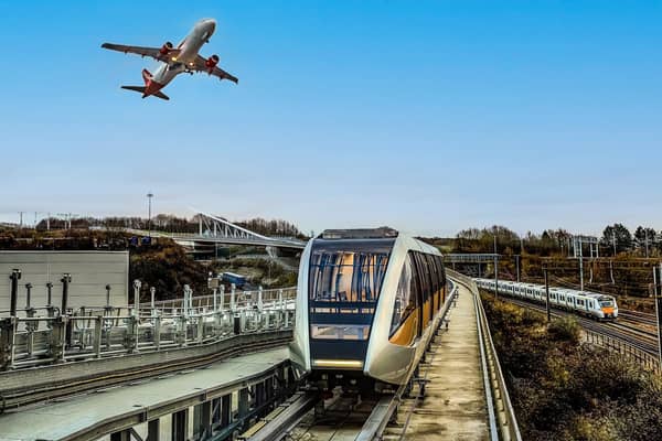 The DART will soon carry passengers to and from the Luton terminals