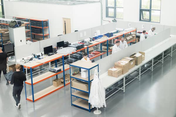 Andersen EV's production facilities in Stewartby