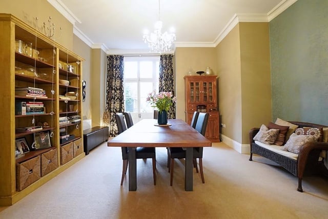 This room - which measures 16ft 10in by 16ft - boasts French doors to the rear garden