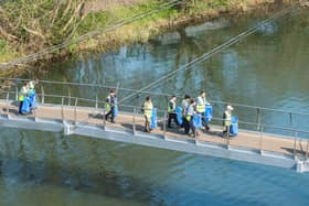 Volunteers are being invited to join a litter picking event along Bedford's riverbank. Picture: Bedford Borough Council