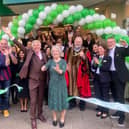 Specsavers was reopened yesterday (Monday) by Dame Mary Perkins and Jeff Banks