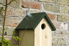 A garden nest box for starlings