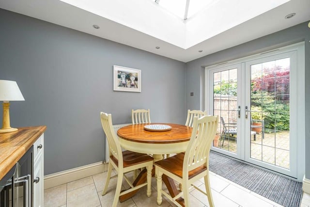 This room has an attractive lantern roof and doors out to the garden