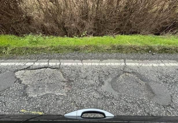 The issues with potholes were high on the list for residents