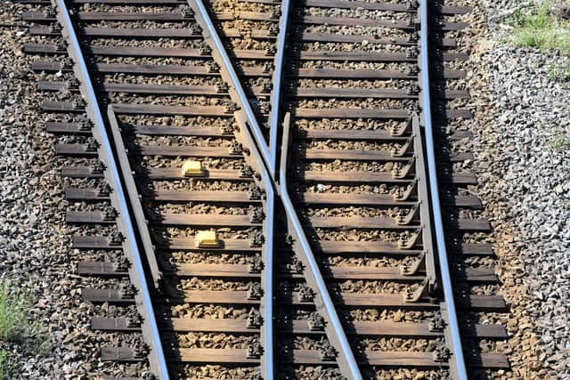 Rail tracks (Photo by THOMAS KIENZLE/AFP via Getty Images)