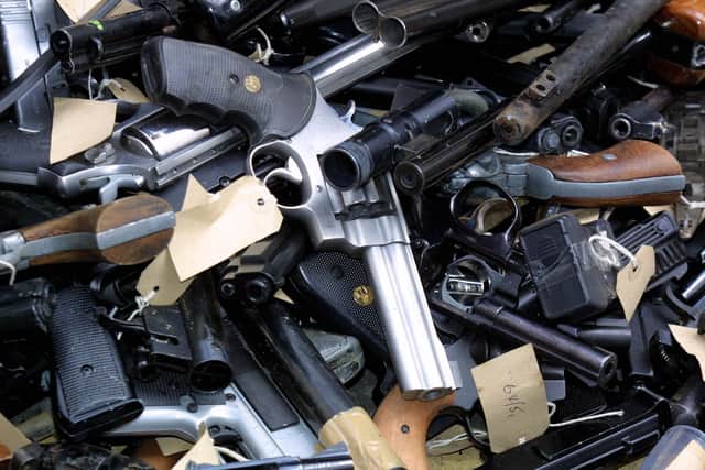 Guns taken out of circulation by Scotland Yard