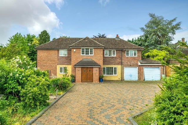 This house in Biddenham was reduced earlier this month and is now priced at £1,400,000. The impressive 1960s four-bedroom detached family home is set back on Darlow Drive. It boasts four reception rooms, conservatory, two bathrooms, utility room and a generous secluded rear garden