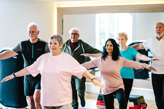 Fitness class at Inspired villages