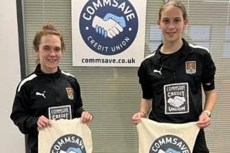Ellie Barker and Jade Bell from NTFC.