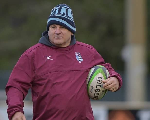 ​Bedford Blues coach Mike Rayer – challenge on for next season. Picture by B&O PRESS PHOTO.