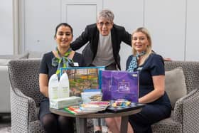 BN - 2 - Sales Advisers Mansha and Lauren, with Rosemary McCabe of Wixams Retirement Village
