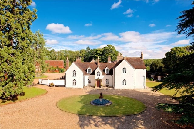 Another Grade II listed property, this lovely late 17th/early 18th century house - in Church Road - boasts seven reception rooms, seven bedrooms; two of which are en suite; outbuildings and landscaped gardens and grounds of approximately 14.26 acres. And, what's more, your social life wouldn't take a hit as it's within walking distance of The George. Call Michael Graham, Bedford - 01234 676680