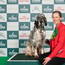 Vickie Hollis with Teddy at Crufts 2024 (Picture: BeatMedia/The Kennel Club)