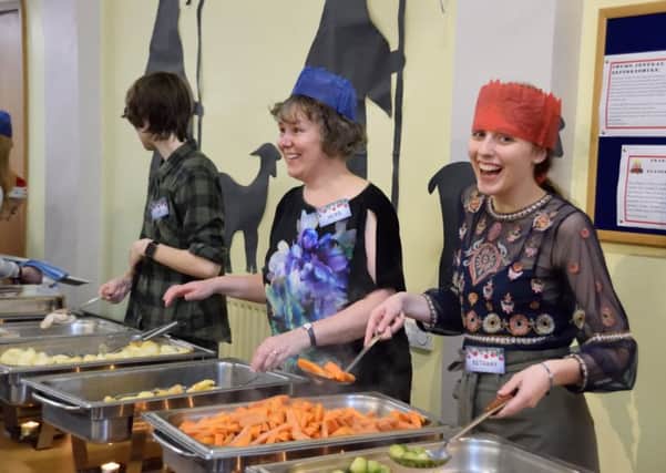 Christmas lunch served at Ampthill Baptist Church