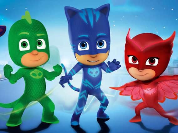 Gekko (left) and Owlette (right) from PJ Masks will be at Woburn Safari Park
