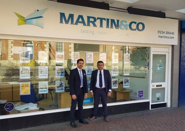 Owners of Martin & Co Bedford Shahid Miah, left, and Habib Rahman.