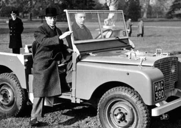 King George VI tours Wrest Park in 1948