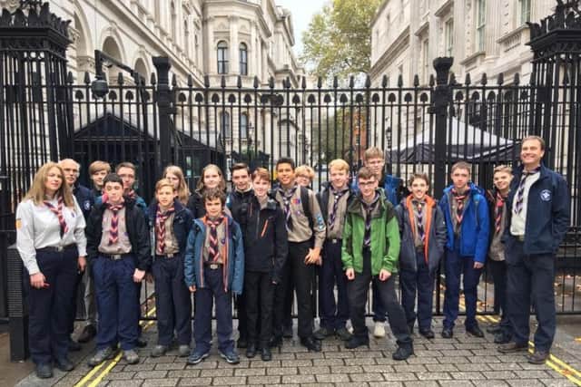 Explorers at Downing Street